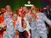 Publiek in het Holland Heineken House in Vancouver.