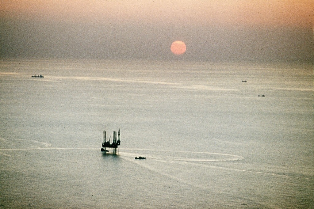 Noordzee winning gas olie