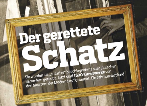 De Duitse autoriteiten blijken bij een 80-jarige inwoner van de Zuid-Duitse stad München een enorme verzameling geroofde schilderijen van beroemde kunstenaars te hebben ontdekt. Het zou gaan om kunst die in de Tweede Wereldoorlog door de nazi's in beslag werd genomen als ontaarde kunst (entartete kunst) of geroofd bij Joodse verzamelaars. De ongeveer 1500 werken werden tot nu toe als verloren beschouwd. De vondst werd al in het voorjaar van 2011 gedaan, maar het Duitse blad Focus berichtte er zondag pas over. De schilderijen van onder andere Pablo Picasso, Marc Chagall en Paul Klee zouden bij elkaar een miljard euro waard zijn. Een deskundige is sinds de vondst bezig in kaart te brengen waar de kunst vandaan komt. De schilderijen zijn destijds opgekocht door de Duitse kunsthandelaar Hildebrand Gurlitt. Zijn zoon Cornelius heeft de kunstwerken uiteindelijk al die jaren in zijn woning in München gehad. Hij heeft enkele werken verkocht. De Duitse douane kwam de kunstverzameling op het spoor door een routinecontrole in een internationale trein. Gurlitt viel tijdens de reis van Zwitserland naar München op. De douane dook dieper in zijn leven en ontdekte bij een huiszoeking de kunst. De actie werd in het diepste geheim gedaan. Uit het onderzoek tot nu toe blijkt dat zeker 300 werken door de nazi's als "ontaard'' in beslag zijn genomen. Van minstens 200 werken zijn er officiële opsporingsverzoeken.