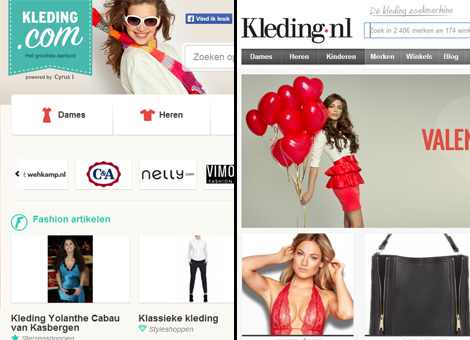 ga verder tieners Bestuiver Kleding.nl wint kort geding van Kleding.com om identieke naam