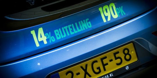 De bijtelling voor een zakelijke auto bij de belastingaangifte geldt 5 jaar