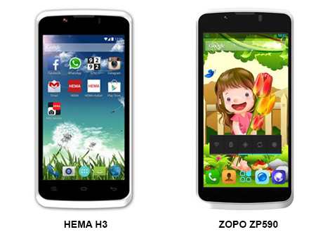 Een Chinese maker van smartphones klaagt warenhuisketen HEMA aan als 'copycat'. De Chinese smartphonefabrikant ZOPO start gerechtelijke stappen tegen HEMA omdat de smartphones die de winkelketen sinds deze week verkoopt, kopieën of imitaties zouden zijn van ZOPO's eigen toestellen. Dat schrijft ZOPO Benelux op de eigen website. Er is volgens de merkenrechthouder van de fabrikant nooit toestemming verleend voor de verkoop van de toestellen. Het bedrijf zegt er alles aan te zullen doen om de modellen van HEMA uit de markt te halen.