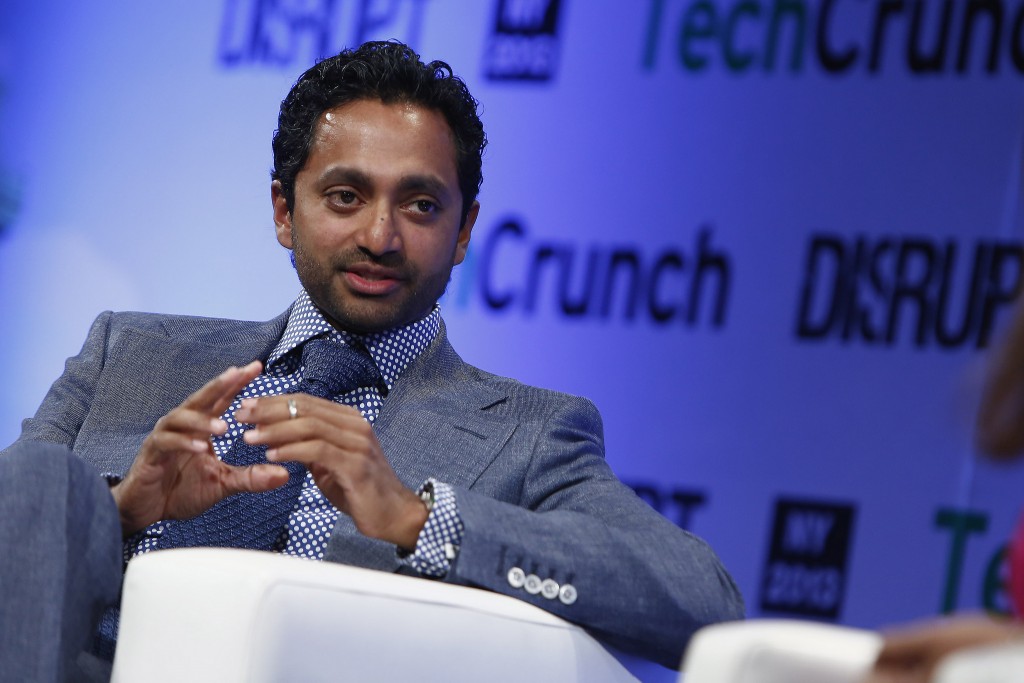 Chamath Palihapitiya, hoofd van de Facebook-afdeling die een eigen smartphone moest ontwerpen. Foto: TechCrunch/Flickr