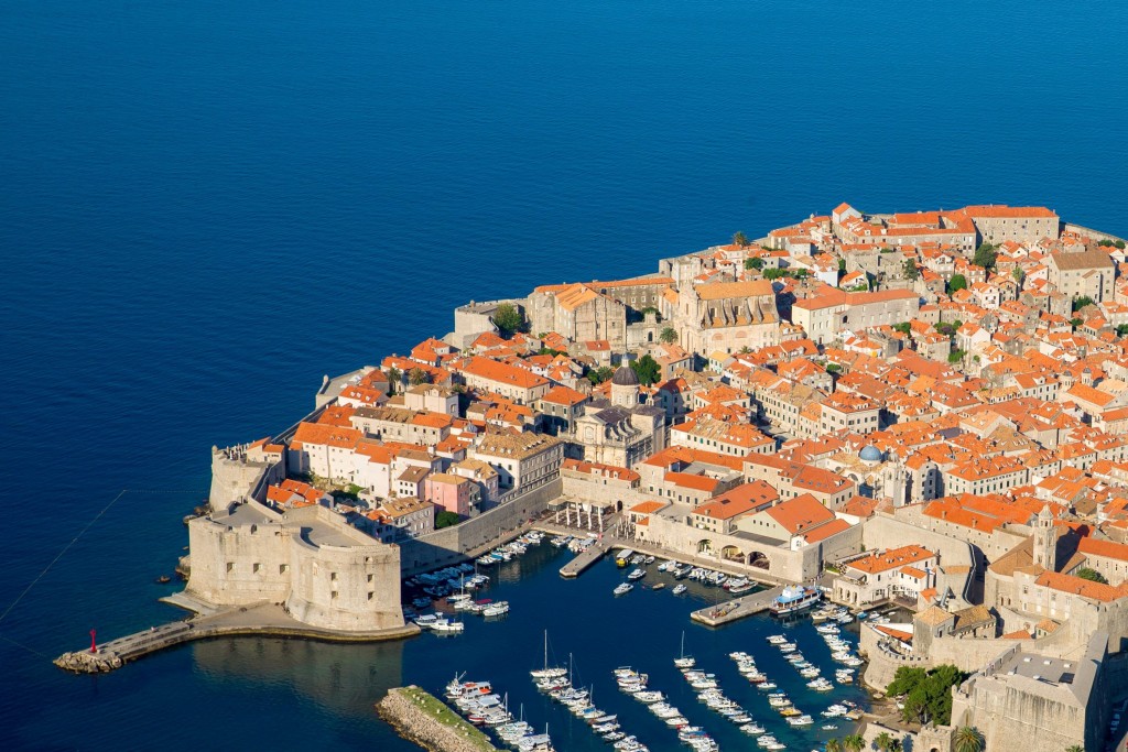 Uitzicht op de oude binnenstad van Dubrovnik, filmstad extraordinaire. Foto: EPA