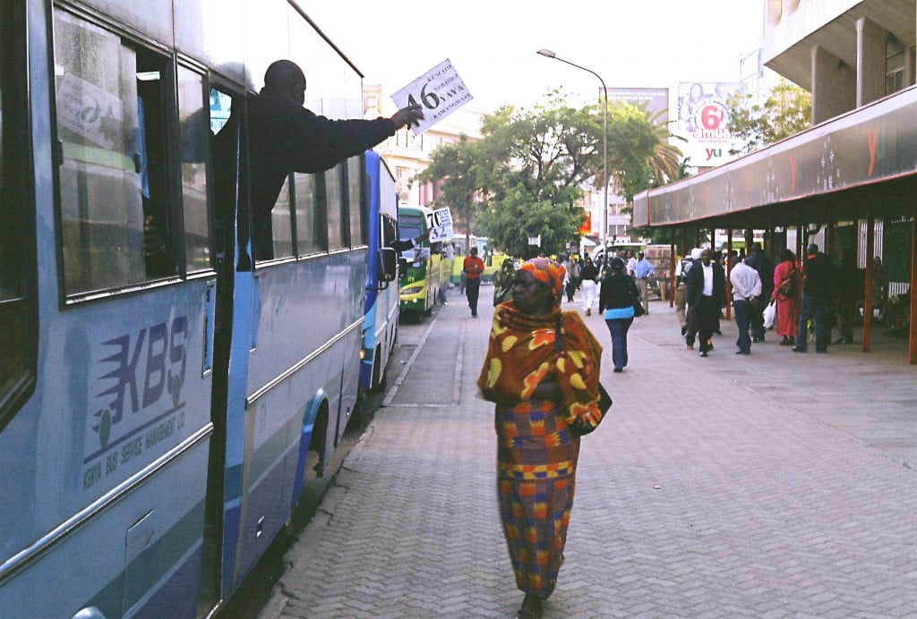 Het busstation van Nairobi, de hoofdstad van Kenia. Foto: Flickr