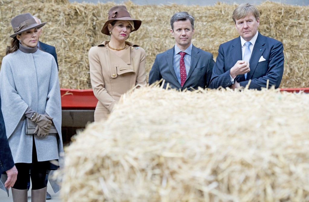 Koning Willem-Alexander en koningin Maxima bezoeken in 2015 het zelfvoorzienende Deense eiland Samsø. Foto: ANP