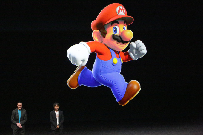 Super Mario Run is een nieuw Nintendo-spel dat uit gaat komen voor de iPhone. Foto: Twitter.