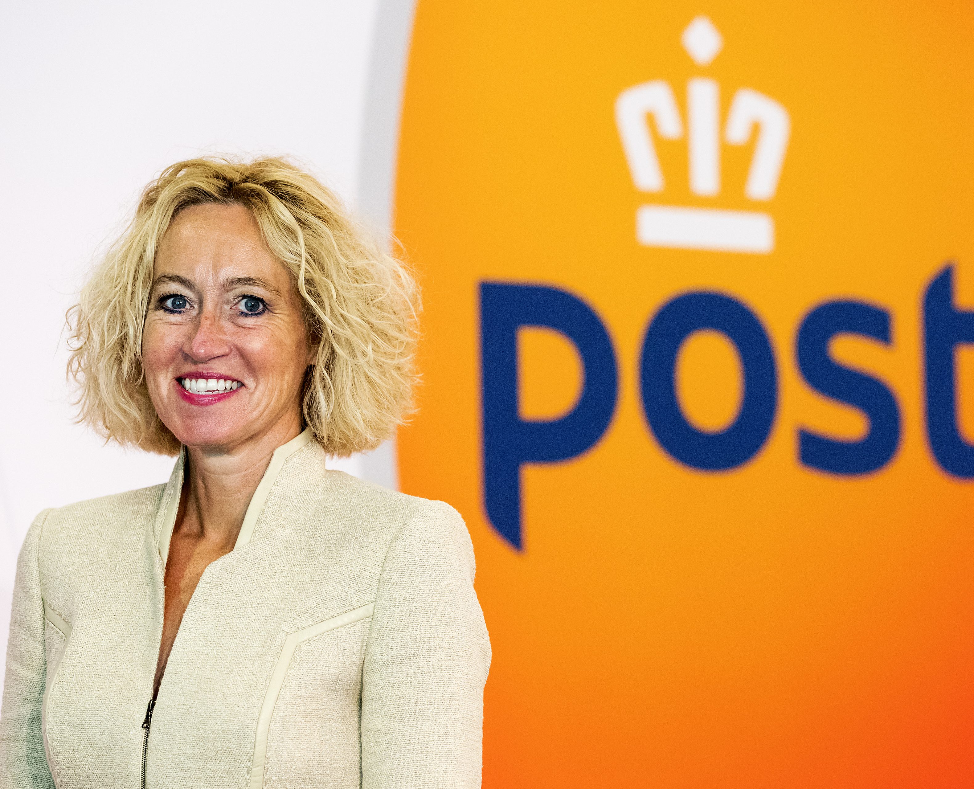 CEO Herna Verhagen van PostNL. Foto: ANP