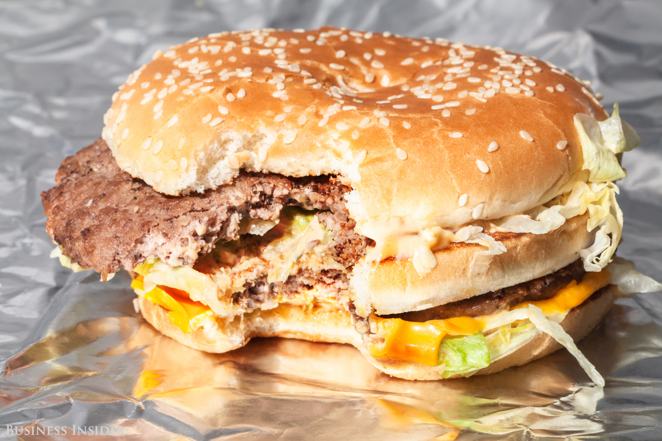 McDonald's gedijt op de beurs Big Mac's in verschillende maten blijkt