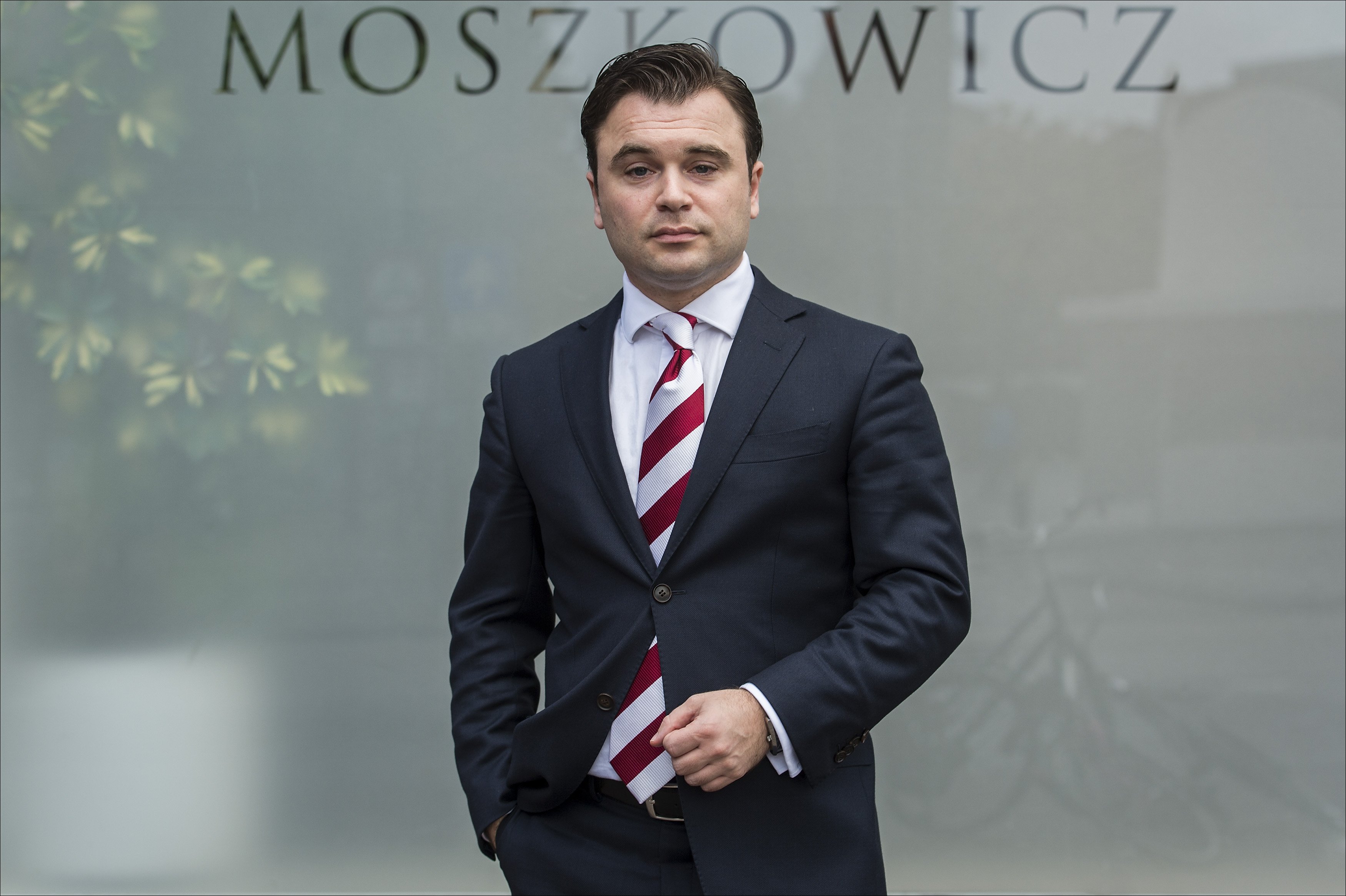 2014-10-21 16:15:53 UTRECHT - Portret van Yehudi Moszkowicz, de jongste advocaat uit het bekende advocatengeslacht. ANP ERIK VAN 'T WOUD
