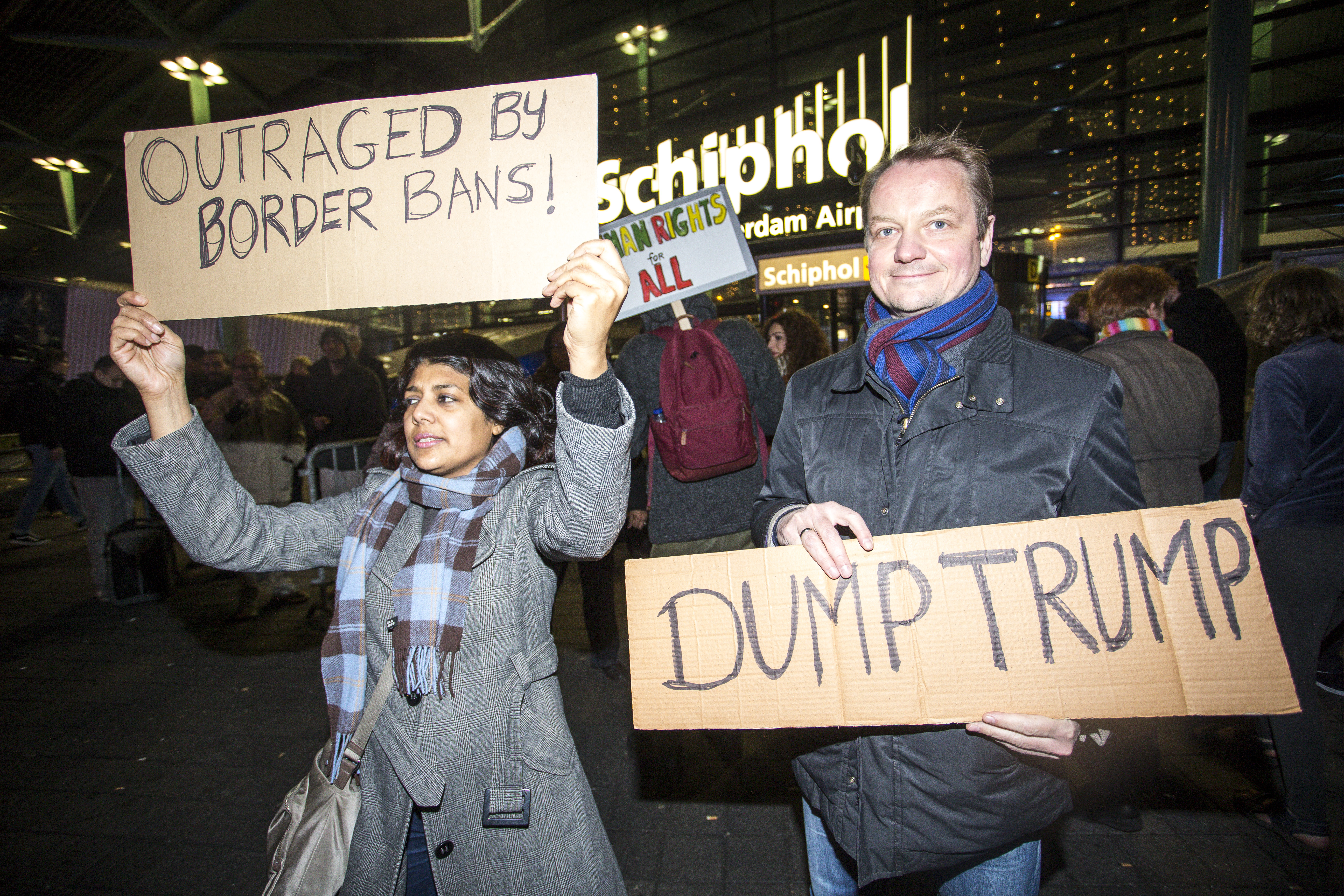 KLM, Trump, Schiphol