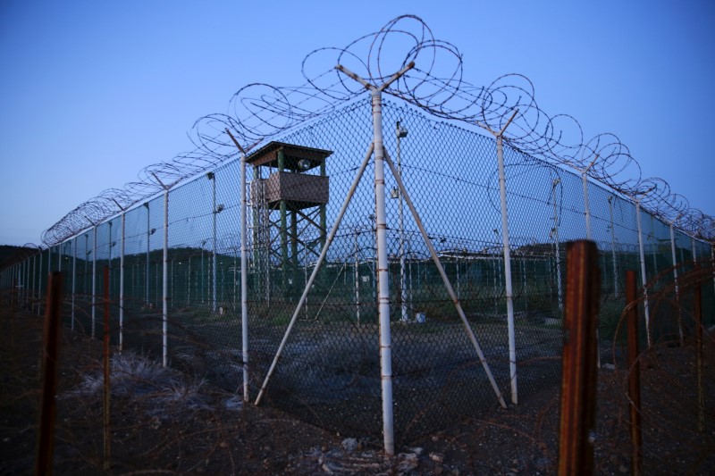 Camp Delta in Guantanamo Bay.