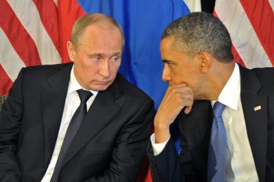MEXICO OBAMA PUTIN Donald Trump is niet de eerste Amerikaanse president die toenadering tot Rusland zoekt. George W. Bush en Barack Obama gingen hem voor - maar dat liep uit op een totale mislukking.