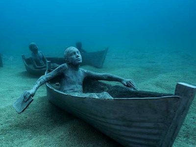 onderwatermuseum onderwater museum lanzarote Jason deCaires Taylor kunst