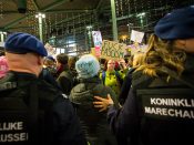 schiphol demonstratie donald trump inreisverbod moslims actievoeren