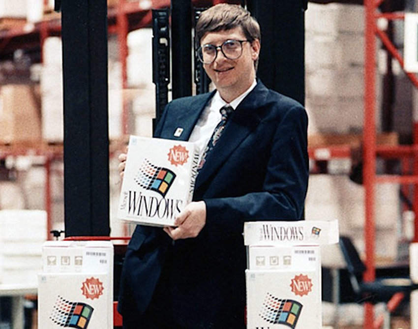 Bill Gates in 1990.