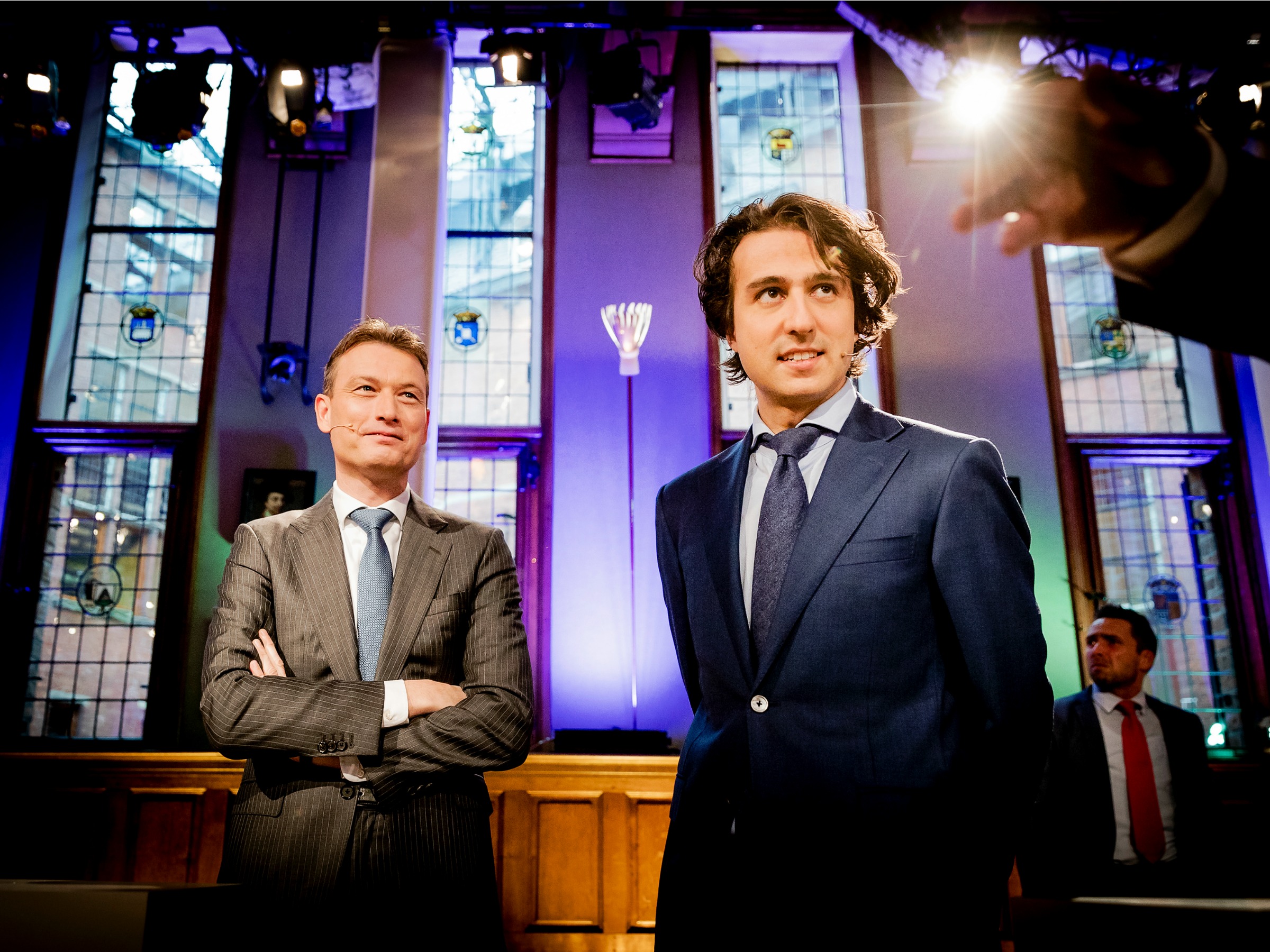 Halbe Zijlstra (VVD) en Jesse Klaver (GroenLinks)
