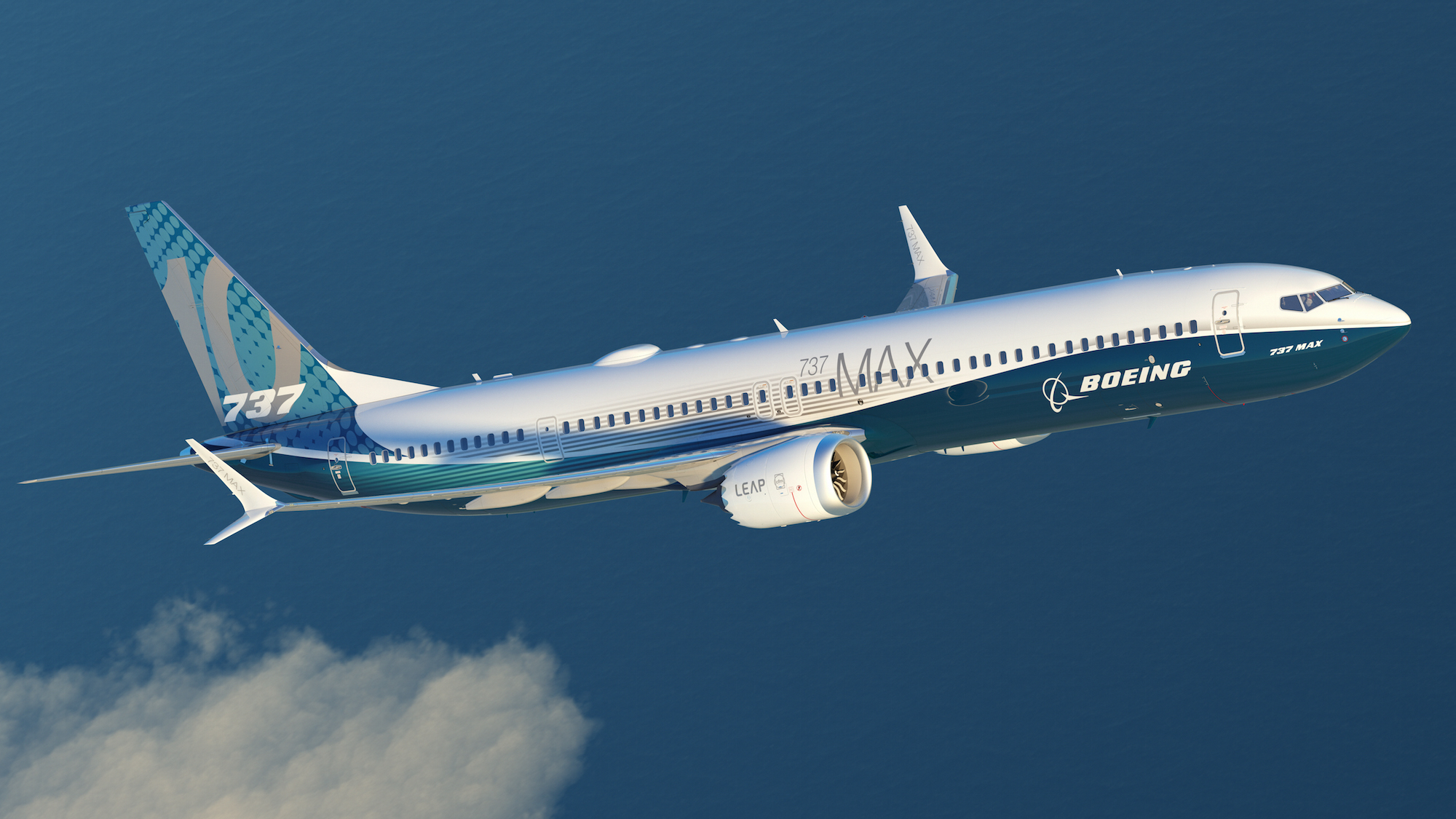 De nieuwe Boeing 737 MAX. Foto: Boeing