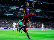 neymar voetbal barcelona manchester united