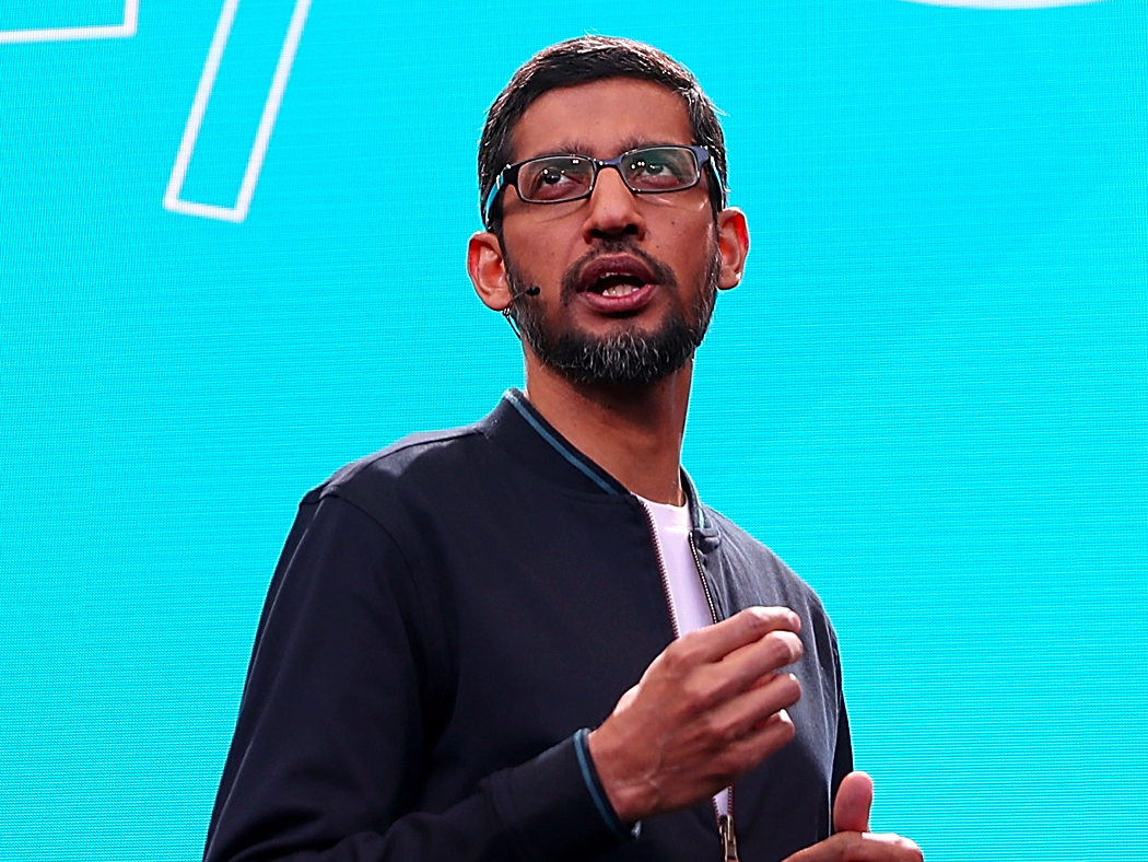 Sundar Pichai, CEO van Google. Foto: Justin Sullivan/Getty Images