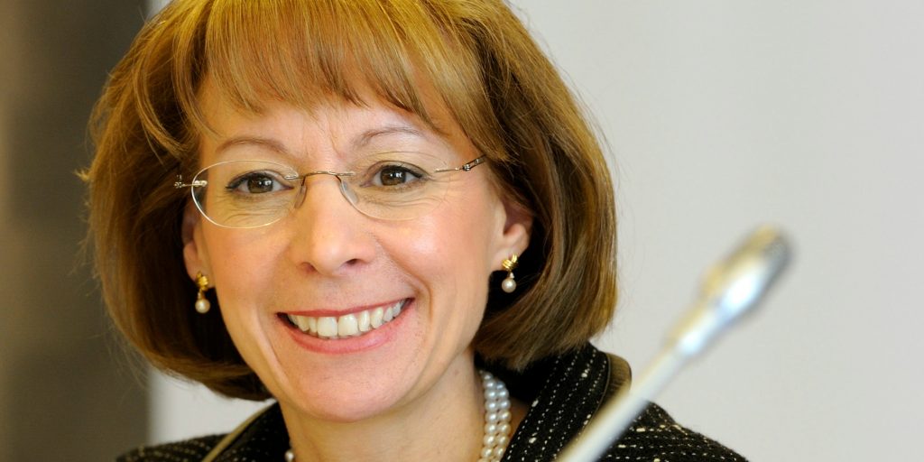 Topvrouw Nancy McKinstry van Wolters Kluwer.