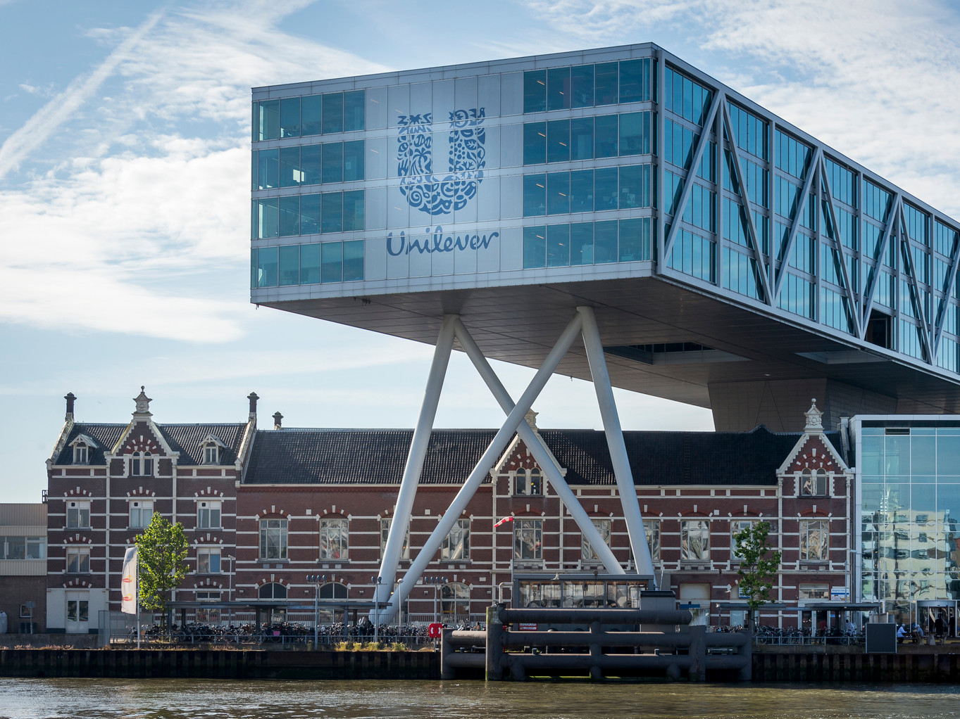 Het hoofdkantoor van Unilever in Rotterdam