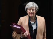 2017-03-08 11:50:20 epa05835987 British Prime Minister, Theresa May leaves 10 Downing Street, Whitehall, London 8 March 2017 for the House of Common. After Prime Minister's Questions, the Chancellor of the Exchequer will deliver his Spring Budget. EPA/FACUNDO ARRIZABALAGA