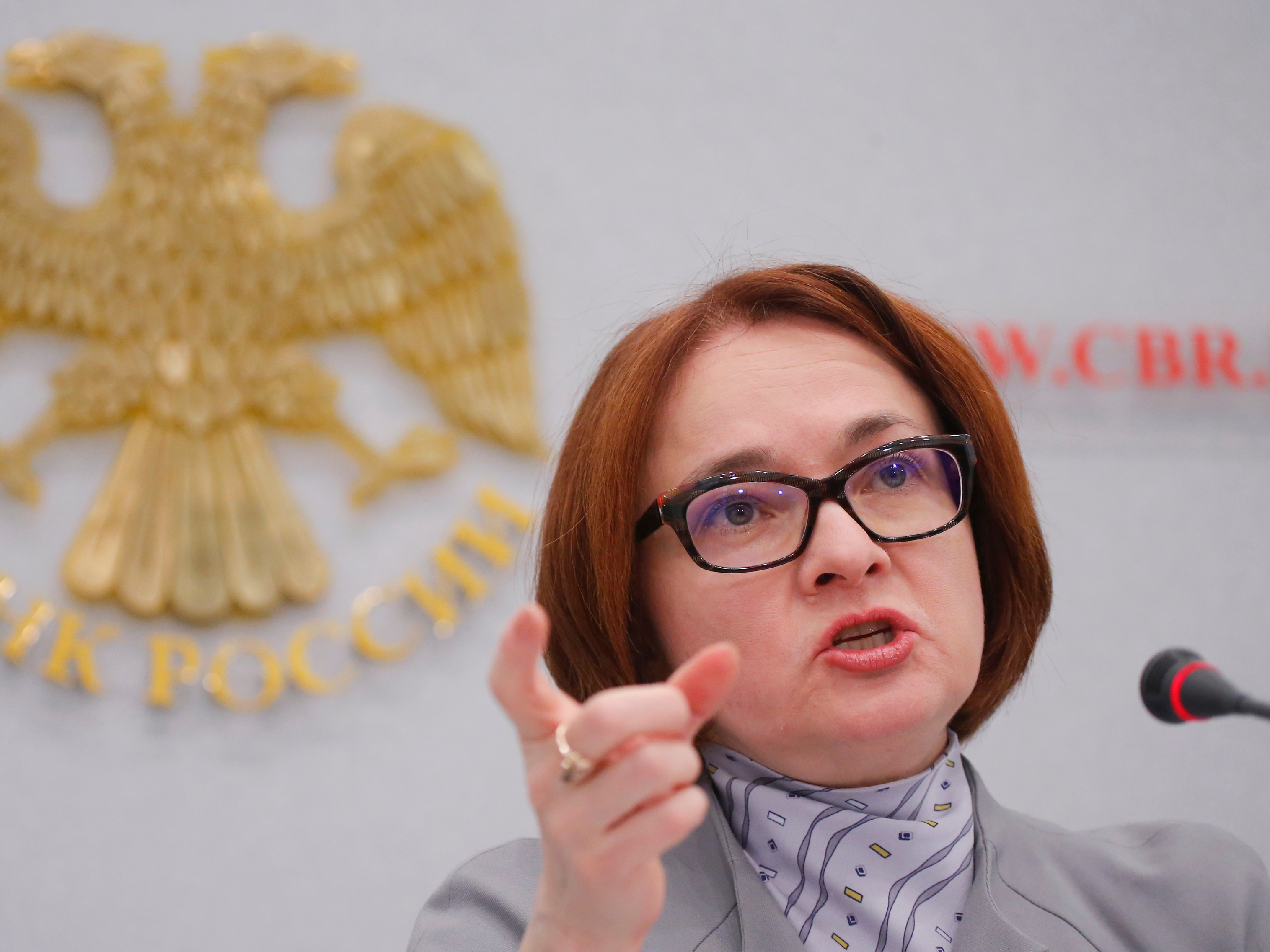 Gouverneur van de Russische Centrale Bank Elvira Nabiullina