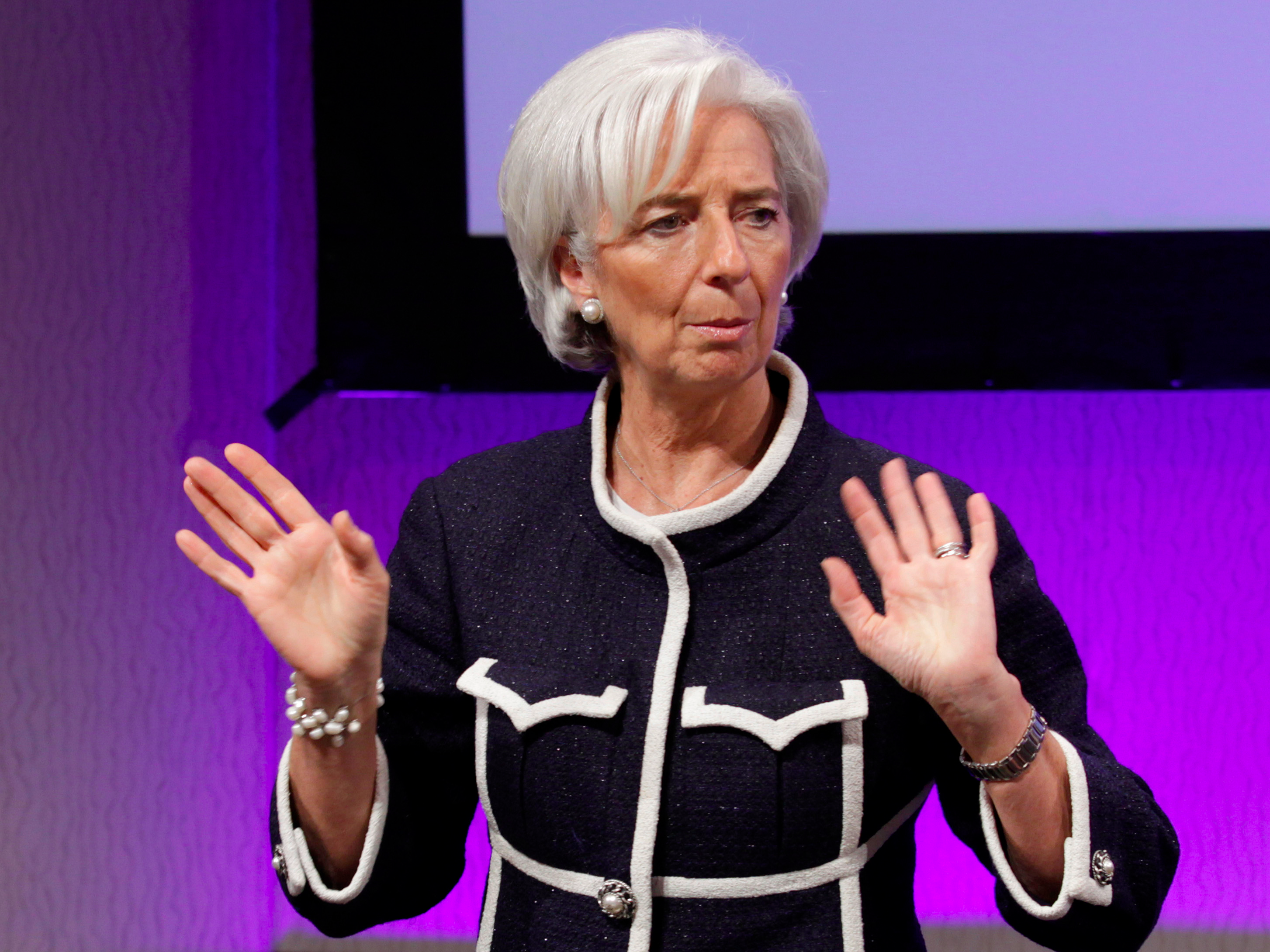 Christine Lagarde, de kersverse president van de Europese Centrale Bank.