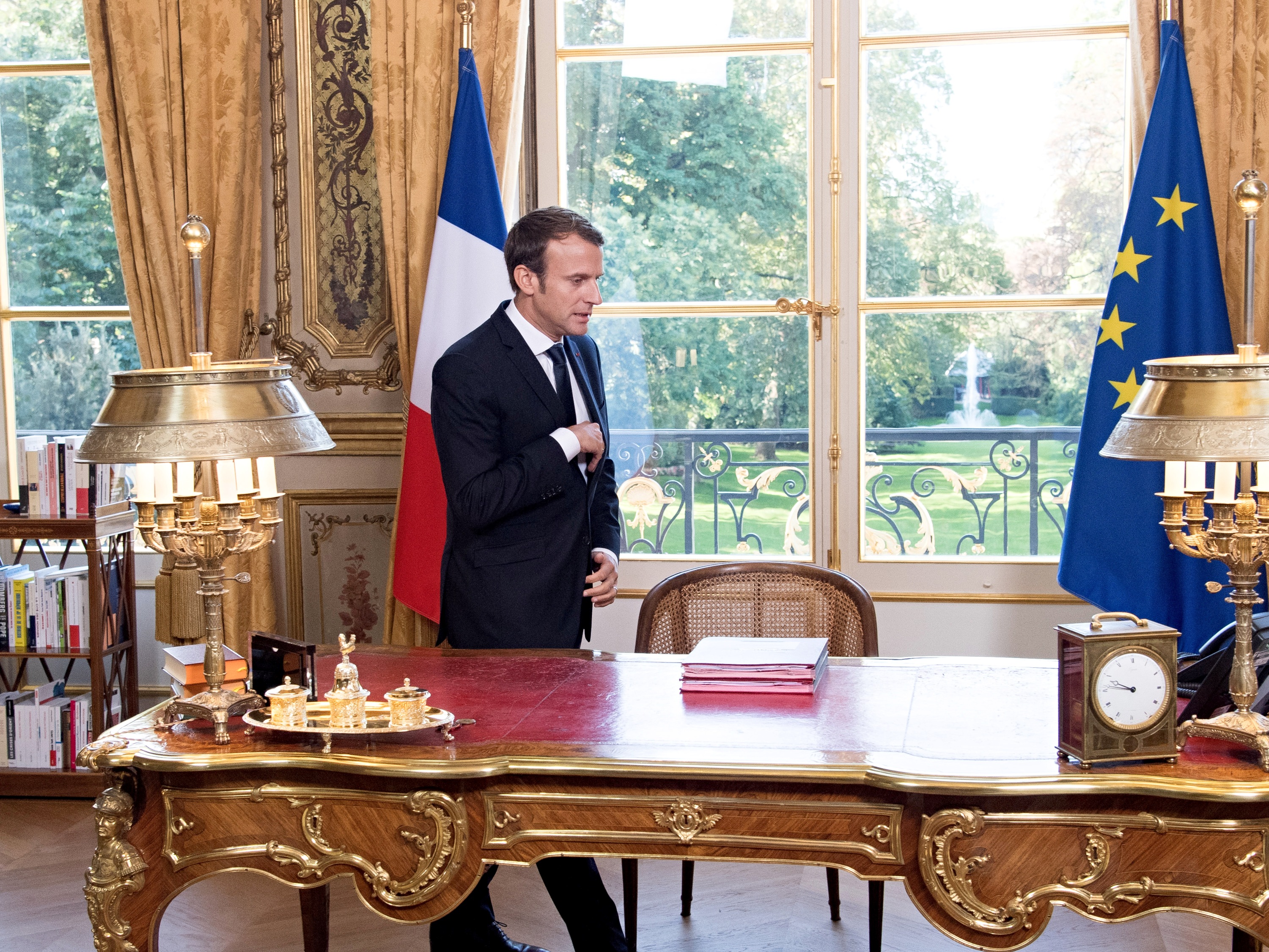 Het Élysée-paleis is sinds 1874 het officiële kantoor van de Franse president.
