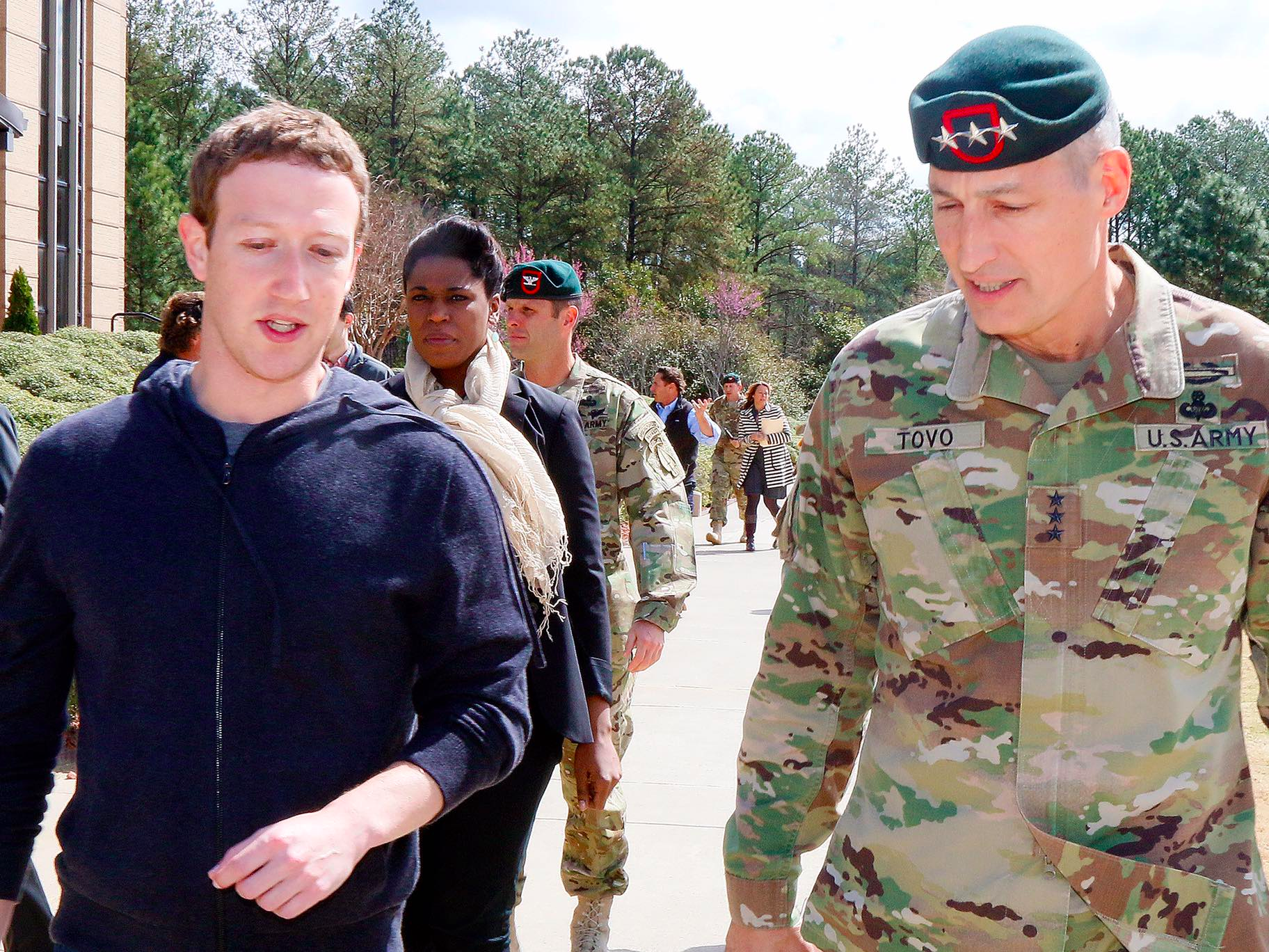 mark zuckerberg facebook president vs