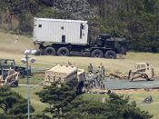 2017-04-27 17:37:41 epa05930237 An advanced US missile defense system, dubbed the Terminal High Altitude Area Defense (THAAD), is deployed in a golf course in the country's southeastern county of Seongju, South Korea, 27 April 2017. South Korea's defense ministry said on the day that the system will soon be put into 'actual operation' to counter North Korea's ballistic missile threats. EPA/YONHAP -- BEST QUALITY AVAILABLE -- SOUTH KOREA OUT