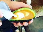 avolatte avocado koffie latte