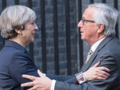 brexit theresa may jean claude juncker