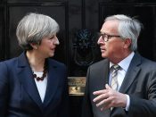 brexit onderhandelingen theresa may jean-claude juncker