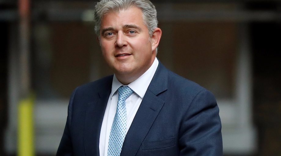 De Britse minister voor Noord-Ierland Brandon Lewis.