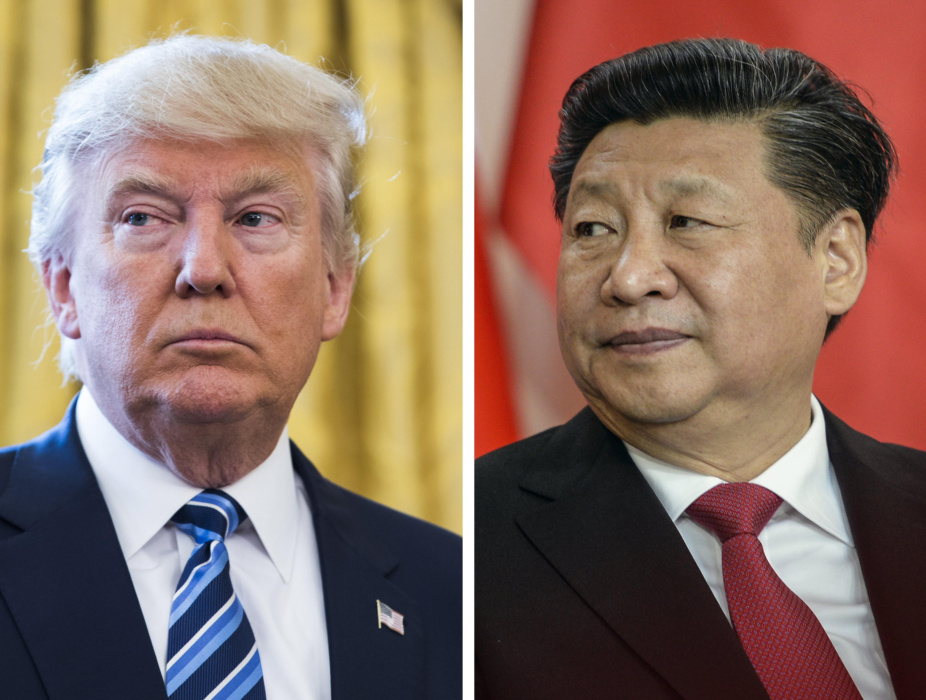 Trump, Xi, China, VS