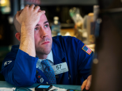 aex: Op Wall Street sloten aandelenmarkten woensdag diep in het rood en donderdagochtend ging het in Europa ook hard omlaag