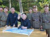 2017-07-29 00:00:00 epa06115683 (FILE) - An undated photo made available by the North Korean Central News Agency (KCNA), the state news agency of North Korea, shows North Korean Supreme Leader Kim Jong-un (C) supervising the test-fire of a ground-to-ground medium-to-long range strategic ballistic missile Pukguksong-2 at an undisclosed location in North Korea (reissued 29 July 2017). According to South Korea's Joint Chiefs of Staff, North Korea has test-fired a ballistic missile into the East Sea on 28 July 2017, from the North's Jagang Province. North Korean leader Kim Jong-un hailed the latest intercontinental ballistic missile test as a success claiming he could strike the entire continental US, state media reported. EPA/KCNA EDITORIAL USE ONLY