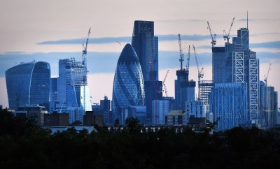 BRITAIN LONDON ECONOMY BREXIT 2017-08-06 12:24:00 epa06129932 A photograph released 07 August 2017 shows the UK's financial heart, the City of London in London, Britain, 06 July 2017. Reports state the future of London as the world's financial hub may be in jeopardy after Brexit as a number of leading international financial institutions and banks have already announced they will move their operational headquarters to continental EU countries. Among the competing cities hoping to benefit from the re-location of banks are Frankfurt, Amsterdam, Dublin and Paris, all cities located in a EU member country. EPA/ANDY RAIN