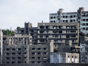 Hashima-eiland, ooit thuis voor 5.000 mijnwerkers en hun gezinnen. Foto: Flickr