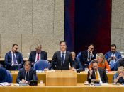2016-09-22 15:44:09 DEN HAAG - Premier Mark Rutte in debat met de oppositie tijdens de voortzetting van de Algemene Politieke Beschouwingen, die traditioneel volgen op Prinsjesdag. ANP BART MAAT
