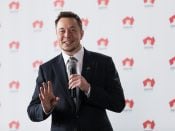 2017-07-07 12:54:08 epa06071795 Tesla CEO Elon Musk speaks during a press conference at the Adelaide Oval in Adelaide, South Australia, Australia, 07 July 2017. Tesla will partner with French renewable energy developer Neoen to build the world's biggest Lithium Ion Battery, a 100MW battery that will be built in James Town, the South Australian government announced on the day. EPA/BEN MACMAHON AUSTRALIA AND NEW ZEALAND OUT