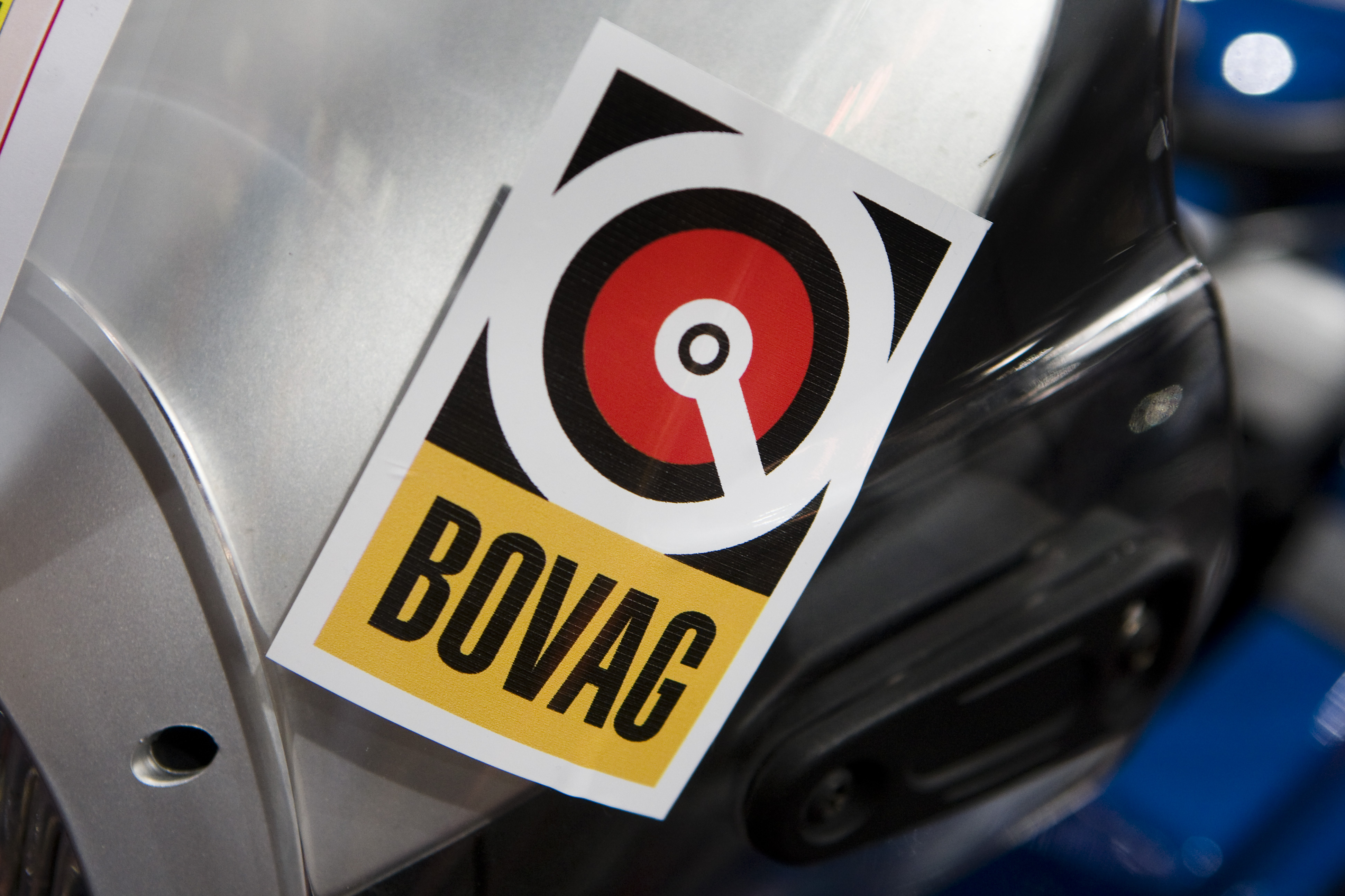 2009-02-26 00:00:00 UTRECHT- Bovag garantie op motorfiets op Motorbeurs. ANP PHOTO XTRA KOEN SUYK