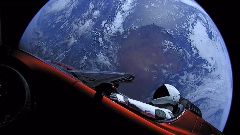 Tesla Roadster, Spacex
