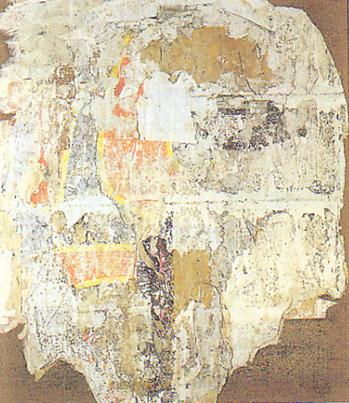 M. Rotella Palinsesto 1958 decollage cm100x86