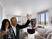 Obama, New York, Manhatten, appartement