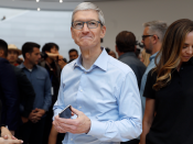 Tim Cook, de CEO van Apple. Foto: Reuters