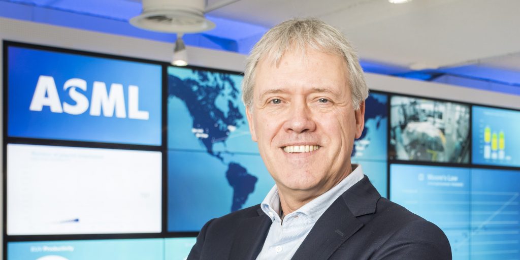 Peter Wennink, CEO bij chipmachinefabrikant ASML.