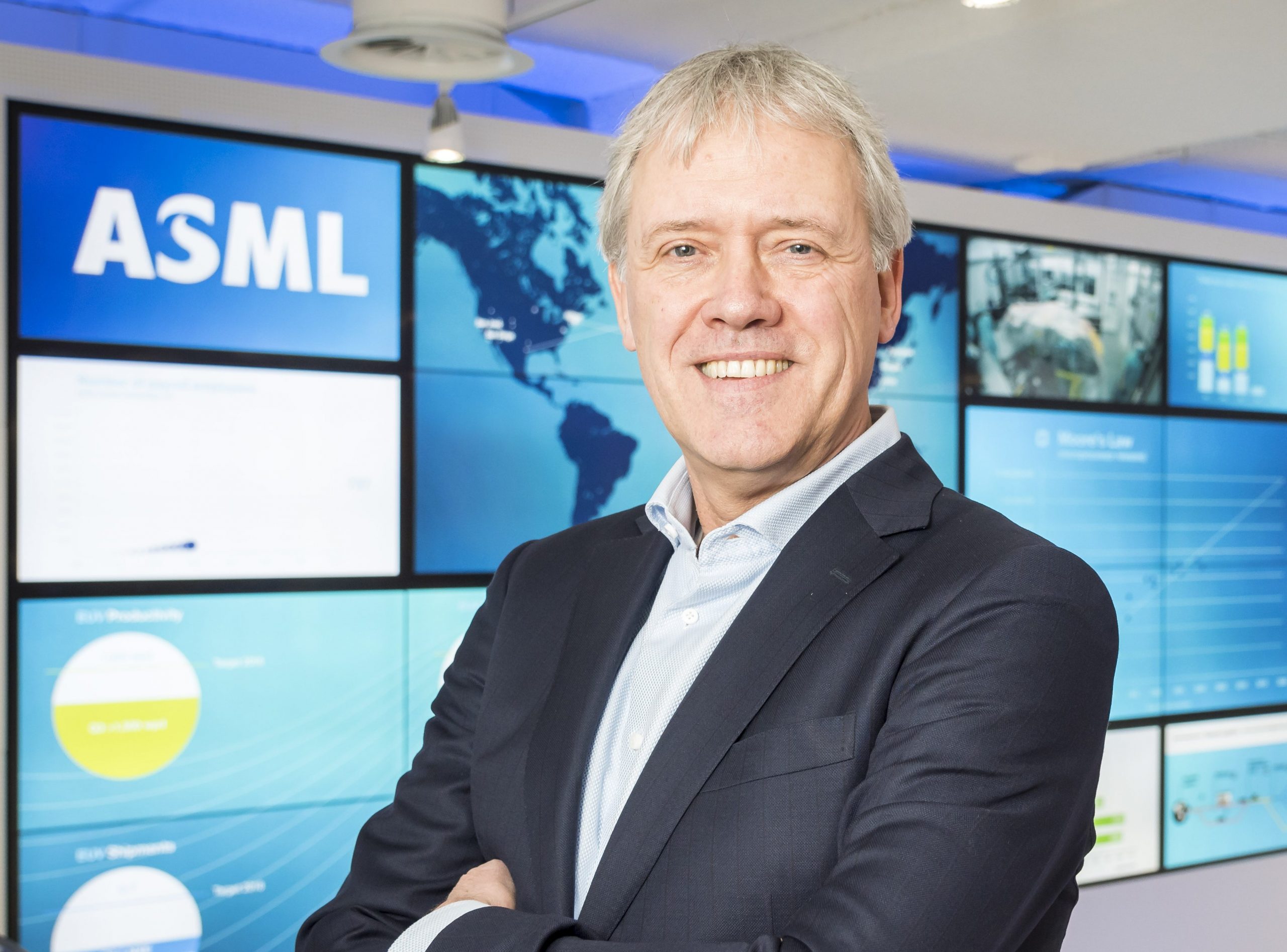 Peter Wennink, CEO bij chipmachinefabrikant ASML.